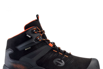 Chaussures montantes de sécurité pour protection de la cheville sur chantier